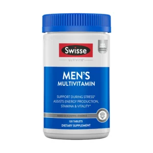Swisse Daily Multivitamin for Men | 50 Vitamins, Antioxidants and Minerals + Adaptogens