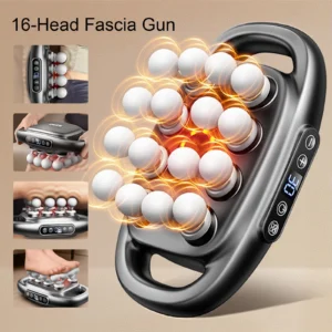 16-Head Fascia Gun High-Frequency Vibration Body Massage