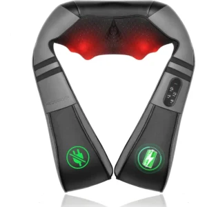 Rechargeable Neck Massager with Heat for Deep Tissue