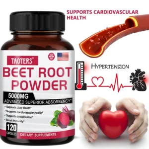 Beet Root Powder Capsules - Supporting Energy and General Health