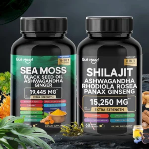 Bundle Sea Moss and Shilajit Ashwagandha Turmeric